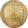 1923 New York Yankees First World Series Team Signed Baseball Babe Ruth Beckett