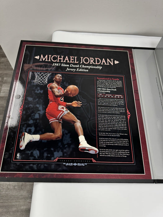 Michael Jordan Signed 1987 Chicago Bulls Jersey Upper Deck Archives JSA
