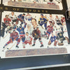 NBA, MLB, NFL & NHL Legends Sports Heroes Signed Litho Photo 60+ Sigs JSA COA
