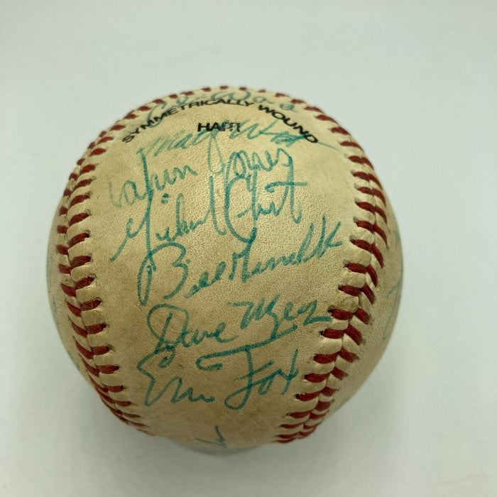 Ken Griffey Jr. Pre Rookie 1988 Vermont Mariners Team Signed Game Baseball JSA