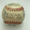 1959 Chicago White Sox AL Champs Team Signed Baseball Nellie Fox JSA COA