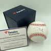 Tom Brady Single Signed Autographed Official Major League Baseball Fanatics COA