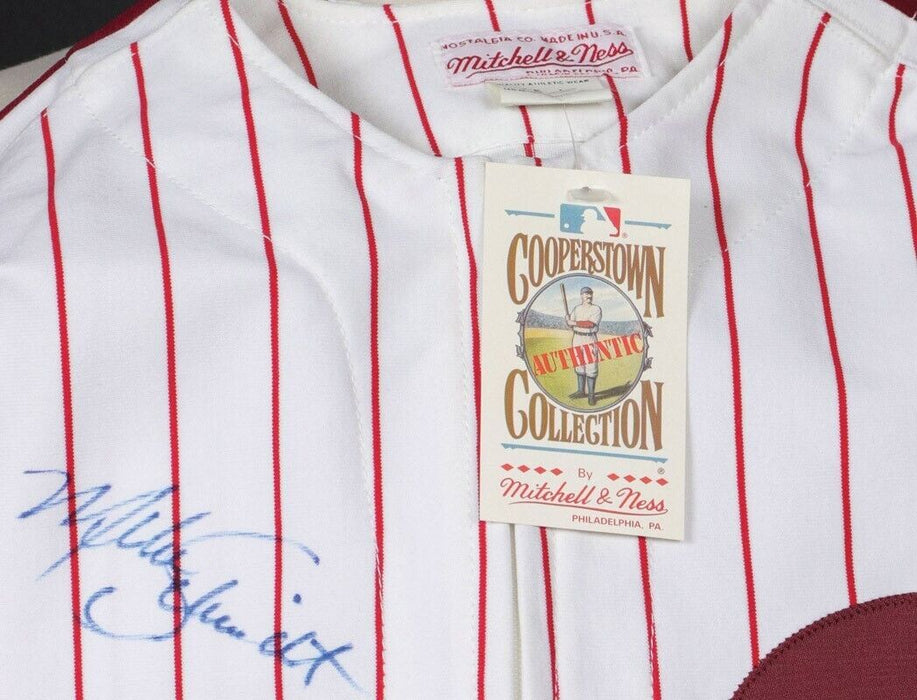 Mike Schmidt Signed Authentic Mitchell & Ness Philadelphia Phillies Jersey PSA