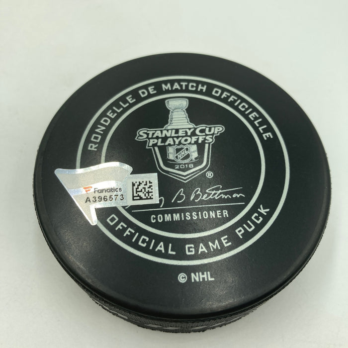 Alexander Alex Ovechkin Signed 2018 Stanley Cup Game 5 Puck Fanatics COA