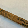 1964-65 Detroit Red Wings Team-Signed Paul Henderson Game Used Stick JSA COA