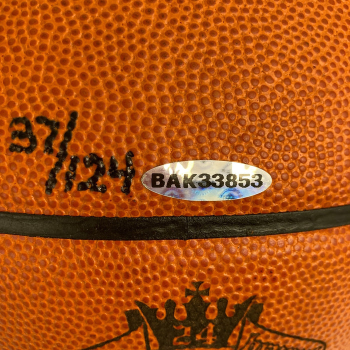 Kobe Bryant "2007-08 MVP" Signed Spalding Game Basketball Upper Deck UDA COA