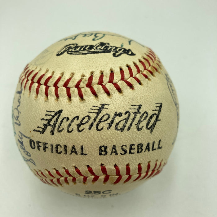 1959 Los Angeles Dodgers World Series Champs Team Signed Baseball JSA COA