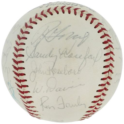 Sandy Koufax 1966 Los Angeles Dodgers Team Signed Baseball Beckett COA