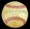 Joe Mccarthy Sweet Spot Signed Baseball With Ted Williams JSA COA