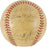 1936-37 New York Yankees World Series Champs Team Signed Baseball Lou Gehrig PSA