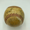 1934 Detroit Tigers AL Champs Team Signed Baseball Hank Greenberg JSA COA