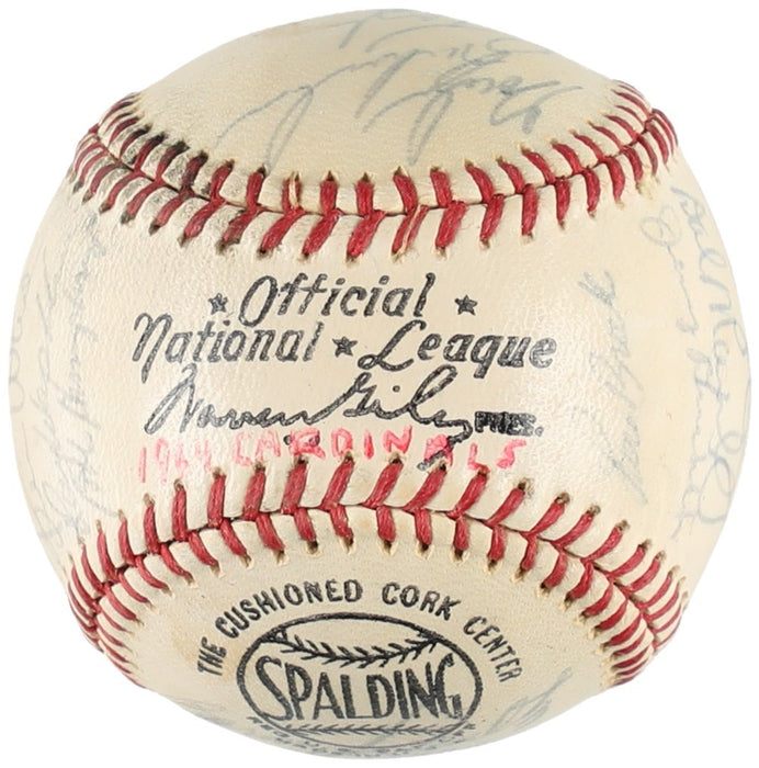 1964 St. Louis Cardinals World Series Champs Team Signed Baseball JSA COA