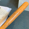 500 Home Run Club Signed Bat W/Inscriptions Ted Williams Willie Mays JSA COA