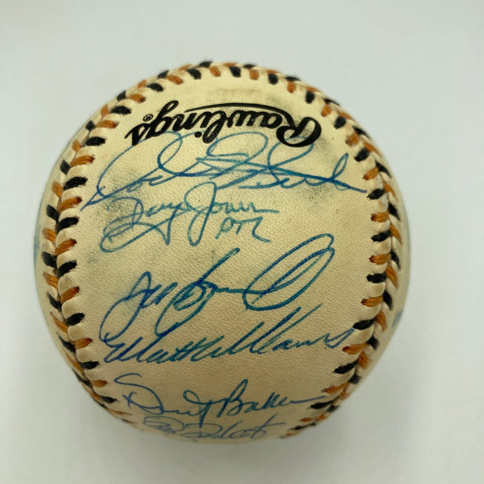 1994 All Star Game National League Team Signed Baseball Barry Bonds PSA DNA COA