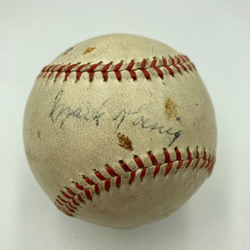 Mark Koenig Single Signed Baseball JSA COA 1927 New York Yankees JSA COA
