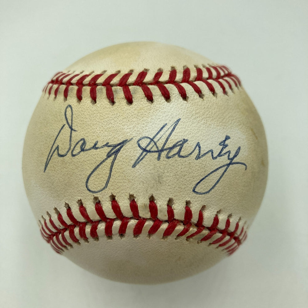 Doug Harvey Umpire Signed National League Baseball JSA COA