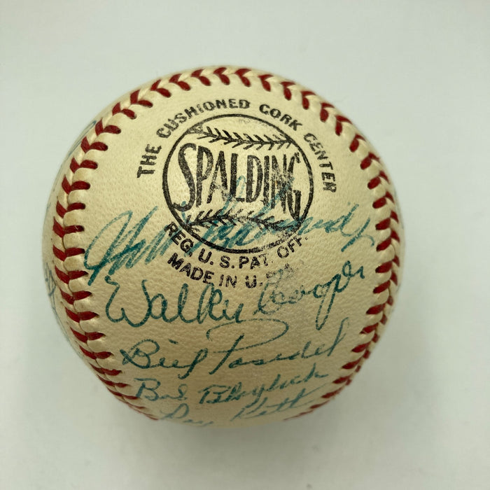 1956 St. Louis Cardinals Team Signed National League Baseball JSA COA