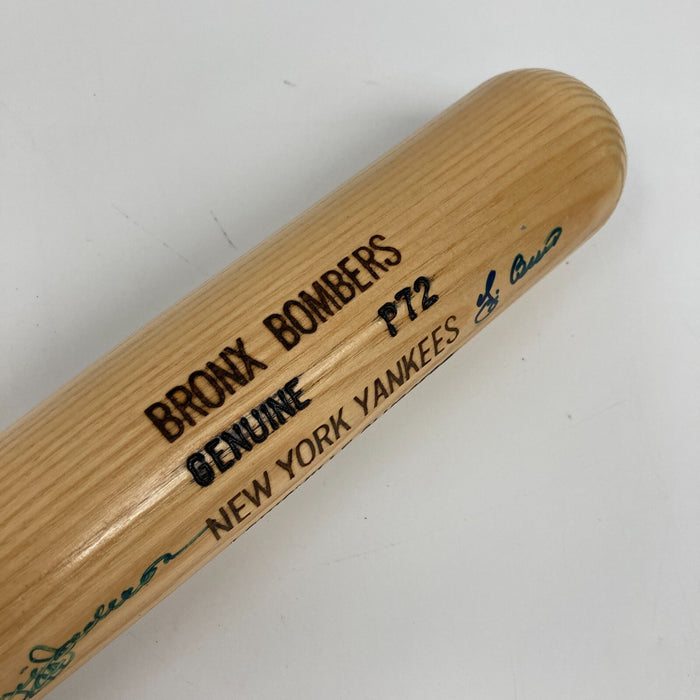 Mickey Mantle New York Yankees HOF Legends Multi Signed Baseball Bat PSA DNA COA