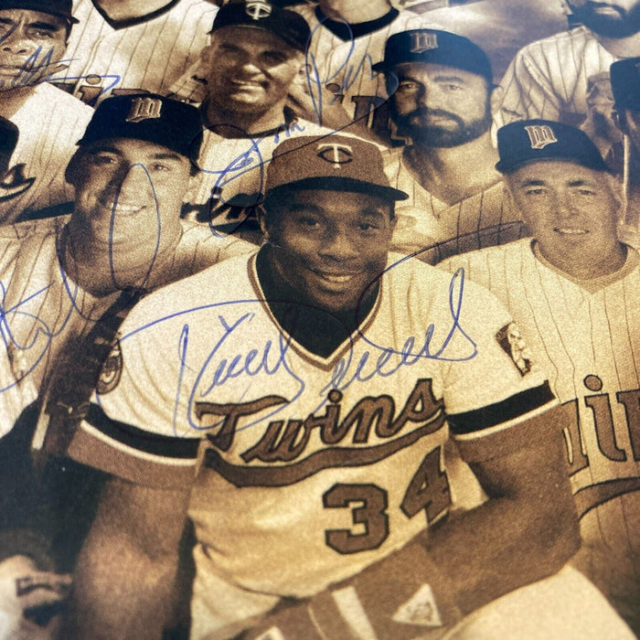 Kirby Puckett Harmon Killebrew Minnesota Twins Legends Signed Magazine Beckett