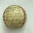 1953 New York Yankees World Series Champs Team Signed Baseball Mickey Mantle JSA