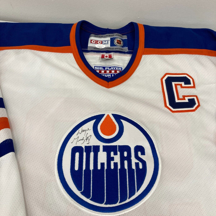 Wayne Gretzky Signed Authentic CCM Edmonton Oilers Game Model Jersey JSA COA