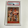 1961 Topps Sandy Koufax & Walt Alston Signed Baseball Card PSA DNA COA