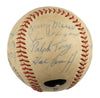 1961 Yankees World Series Champs Team Signed Baseball Mickey Mantle Maris JSA