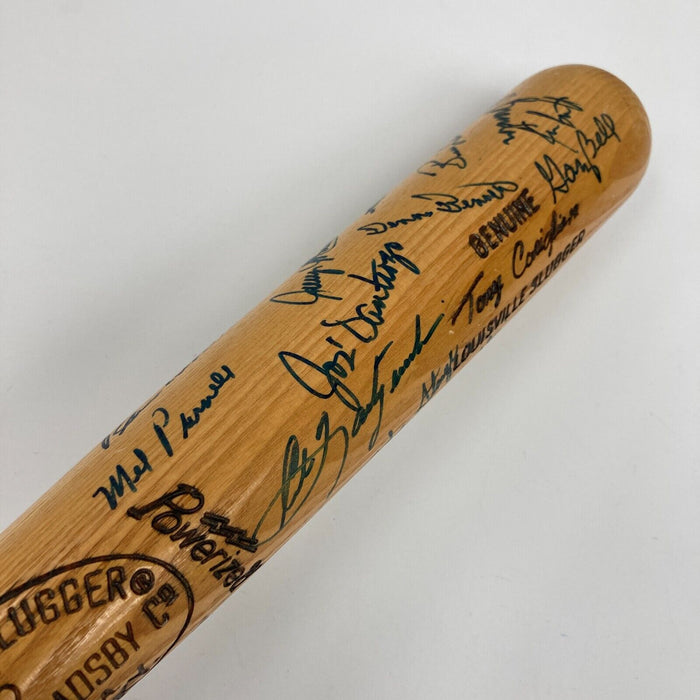 1967 Boston Red Sox AL Champs Team Signed Tony Conigliaro Game Bat JSA COA