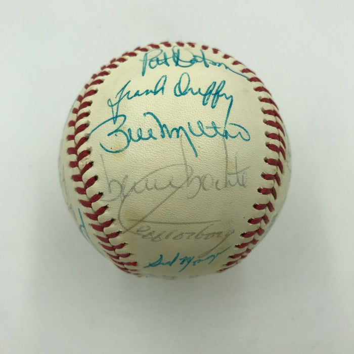 1977 Cleveland Indians Team Signed American League Baseball Frank Robinson