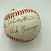 1980 World Series Umpires Multi Signed W.S. Baseball JSA Phillies VS Royals