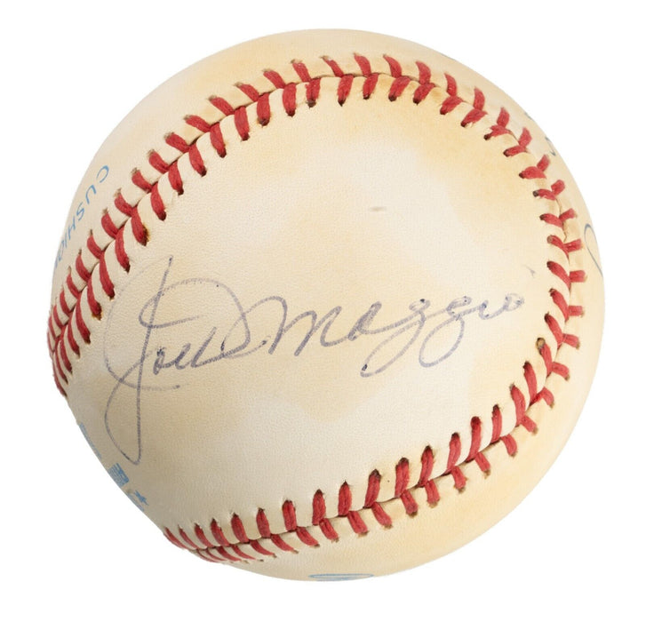 Roger Maris Mickey Mantle & Joe Dimaggio Signed American League Baseball JSA COA