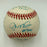 Joe Montana Signed Heavily Inscribed Career STAT Baseball Reggie Jackson COA