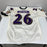 2001 Rod Woodson Authentic Baltimore Ravens Reebok Game Model Jersey