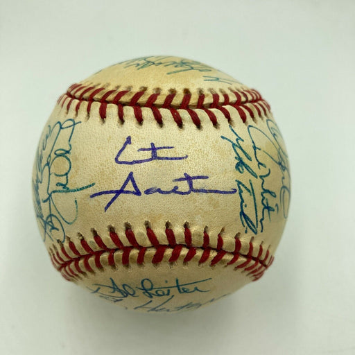 1993 Toronto Blue Jays World Series Champs Team Signed Baseball JSA COA