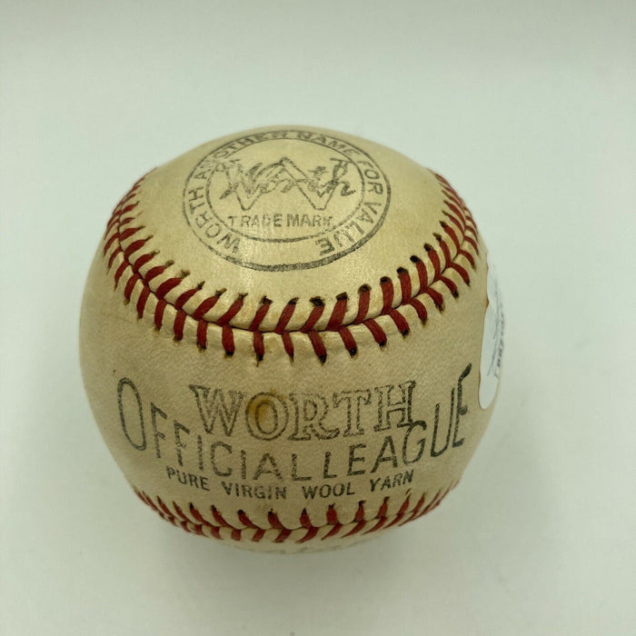 Rare Vic Sorrell Single Signed Minor League Baseball 1935 Detroit Tigers JSA COA