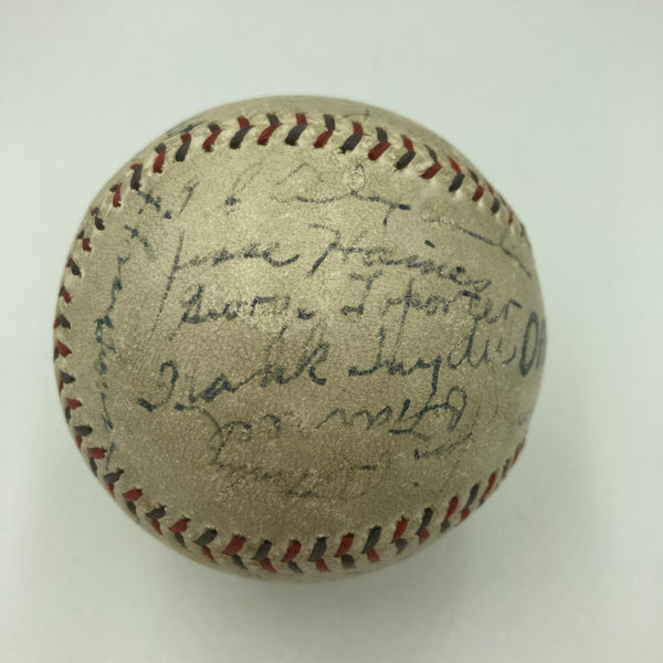 1928 St. Louis Cardinals NL Champs Team Signed Baseball Grover Alexander JSA COA