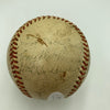 Phil Rizzuto 1940 Kansas City Blues Rookie Minor League Team Signed Baseball JSA