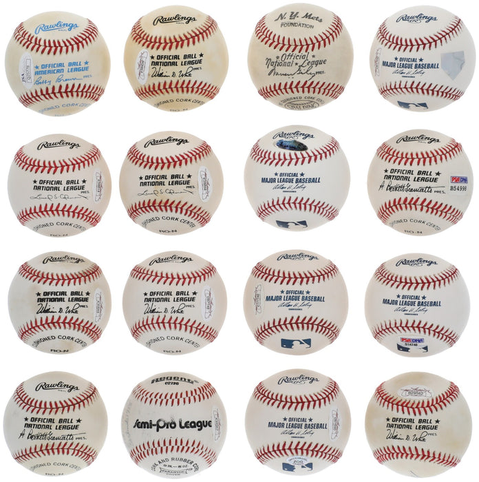 1956 Brooklyn Dodgers Team Signed Baseball Collection 31 Balls PSA JSA COA