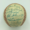 1958 All Star Game Team Signed Baseball Willie Mays Hank Aaron Ernie Banks JSA