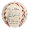 1962 New York Yankees W.S. Champs Team Signed Baseball Mickey Mantle Maris JSA