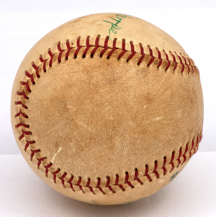Extraordinary Jim Thorpe & Ty Cobb Signed Autographed 1940s Baseball PSA DNA COA