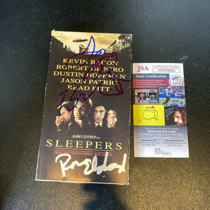 Barry Levinson Ron Eldard Jason Patric Cast Signed Sleepers VHS Movie JSA COA