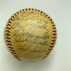 1953 New York Yankees World Series Champs Team Signed Baseball Mickey Mantle JSA