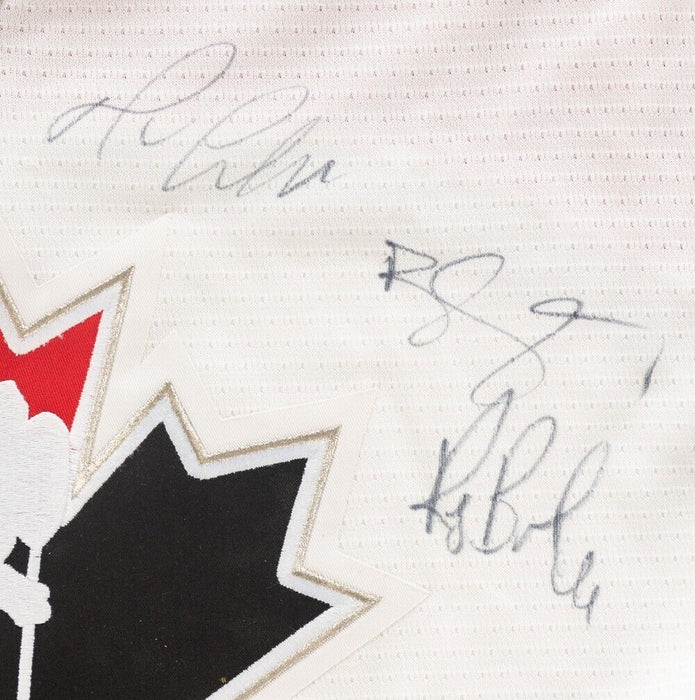 Wayne Gretzky Mario Lemieux Team Canada Olympics Signed Jersey PSA DNA