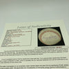 Gabby Hartnett Signed Official American League Joe Cronin Baseball JSA COA