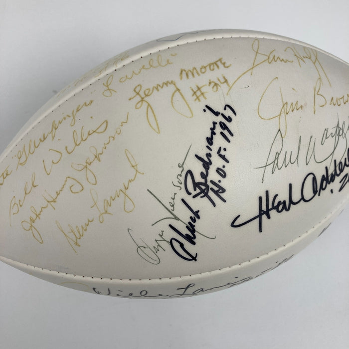 Jim Brown Tom Landry Dan Marino Hall Of Fame Multi Signed Football 31 Sigs JSA