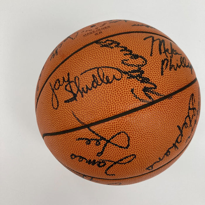 1977-1978 Kentucky Wildcats NCAA Champs Team Signed Basketball JSA COA