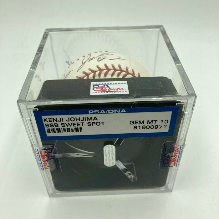 Kenji Johjima Signed Major League Baseball PSA DNA Graded 10 GEM MINT
