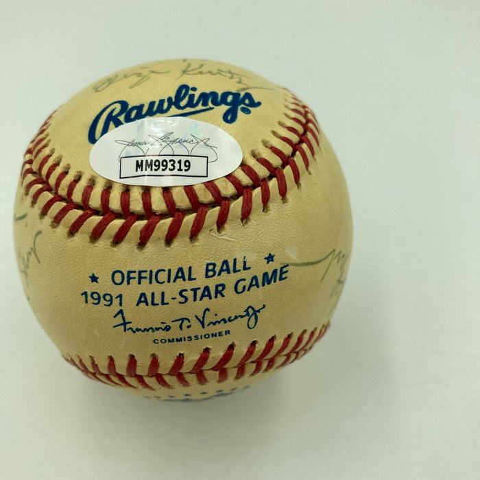 This Week In Baseball Broadcast Crew Signed 1991 All Star Game Baseball JSA COA