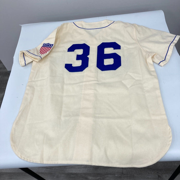 Robin Roberts 1948 Signed Wilmington Blue Rocks Minor League Jersey JSA COA